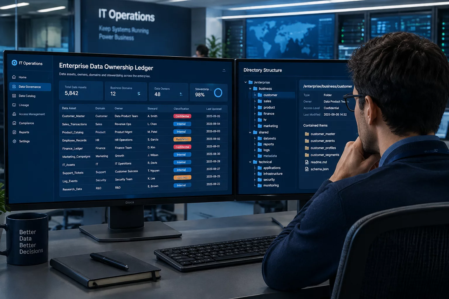 Storage stewardship and data governance framework overview